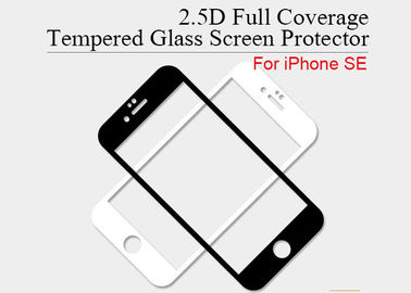 محافظ صفحه نمایش شیشه ای SGS Black iPhone SE Tempered