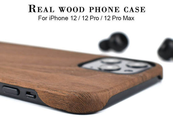 از قاب محافظ تلفن فوق العاده نازک چوبی iPhone 12 Pro Max استفاده کنید