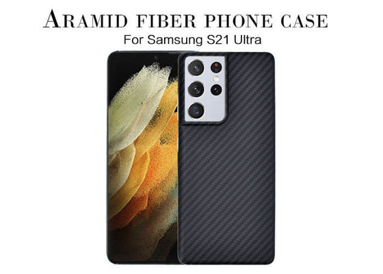 پوشش الیاف Ultra Slim Samsung S21 Ultra Aramid با بافت سه بعدی