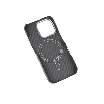 قاب شخصی فلزی مقناطیسی آرامید فیبر کربن برای آیفون 16 پرو