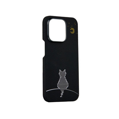 قاب گوشی فیبر کربن آرامید ضد لک با ضخامت 0.8 میلی‌متر و وزن 16 گرم برای آیفون 16 پرو مکس