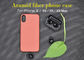 کاور فیبر نوری نارنجی Real iPhoneid Case iPhone برای iPhone X ، کیس محافظ