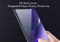 محافظ صفحه نمایش شیشه ای تمیز 3D AGC برای Samsung Note 20 Ultra