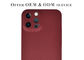 دوربین قرمز رنگ محافظتی کامل Case Aramid SGS For iPhone 12 Pro Max